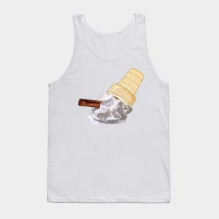 Melted ice-cream (vanilla & chocolate flake) Tank Top